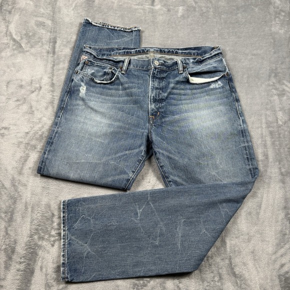Denim & Supply Ralph Lauren Other - Denim & Supply Ralph Lauren Men's Straight Jeans Size 36x30 Distressed Denim
